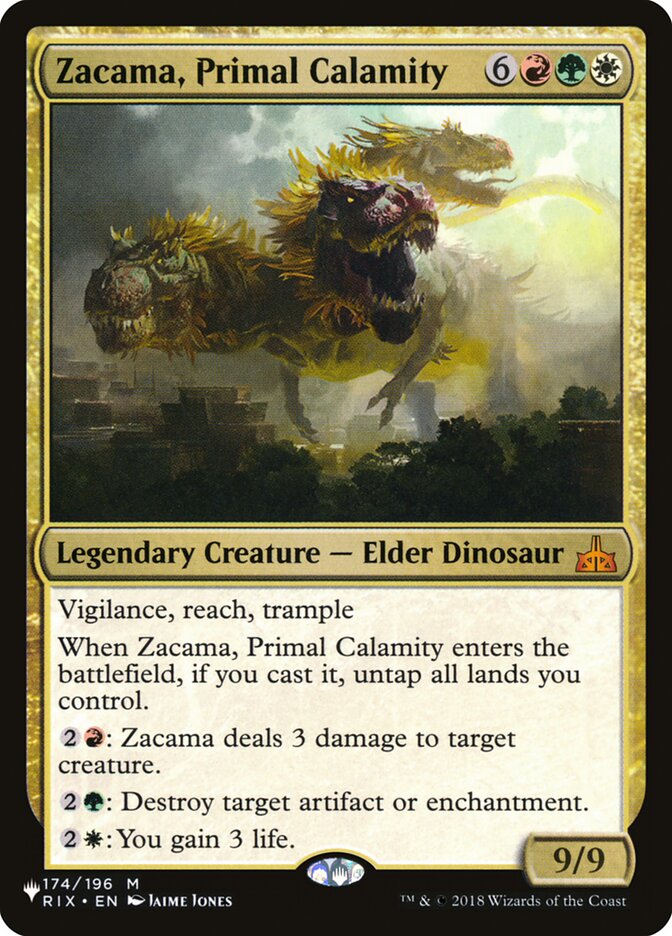 Zacama, Primal Calamity [The List] (LRIX 174)