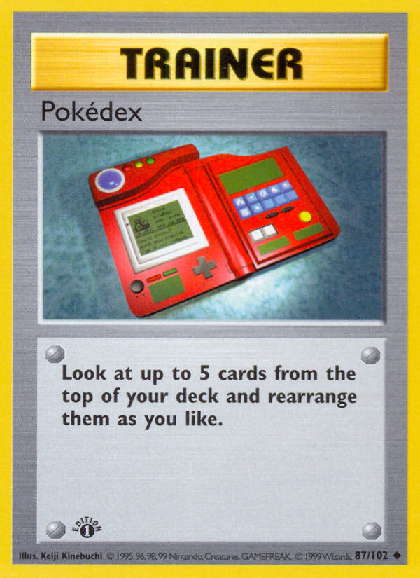 Pokedex (87/102) [Base Set 1st Edition]