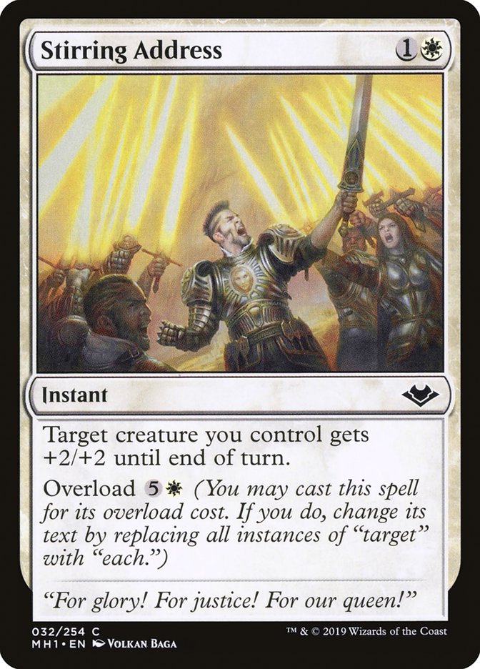 Stirring Address [Modern Horizons] (MH1 32)