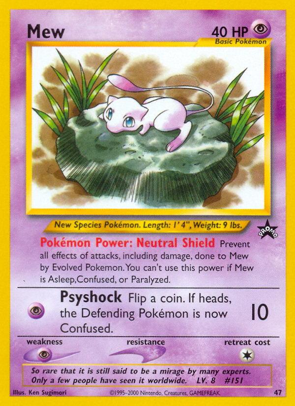Mew (47) [Wizards: Black Star Promos]