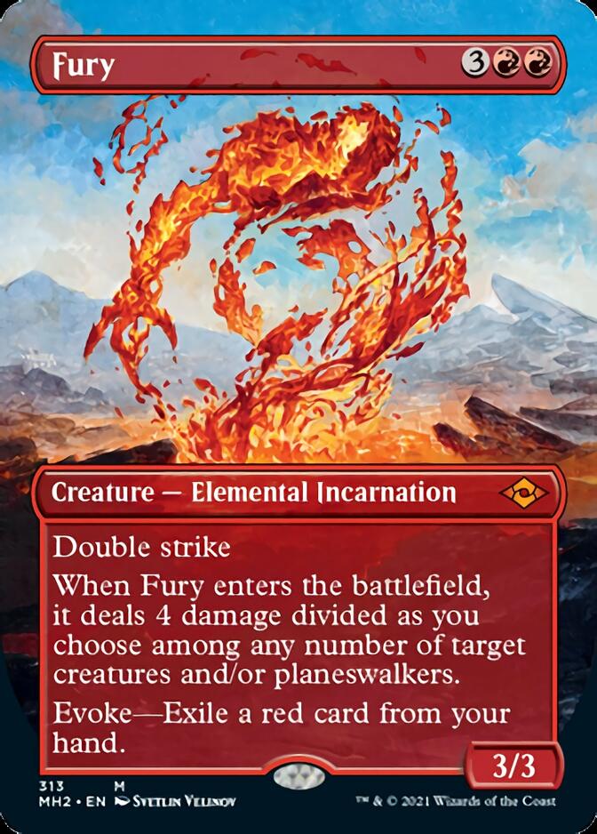 Fury (Borderless) [Modern Horizons 2] (MH2 313)