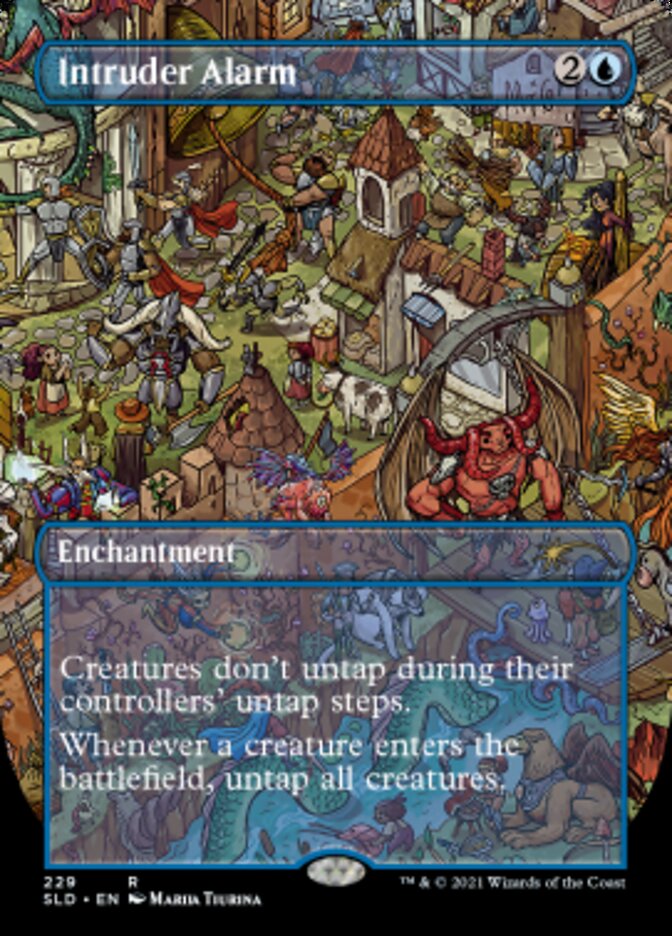 Intruder Alarm (Borderless) [Secret Lair Drop Series] (SLD 229)