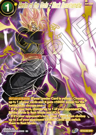 Realm of the Gods - Black Kamehameha (SPR) [BT16-092]