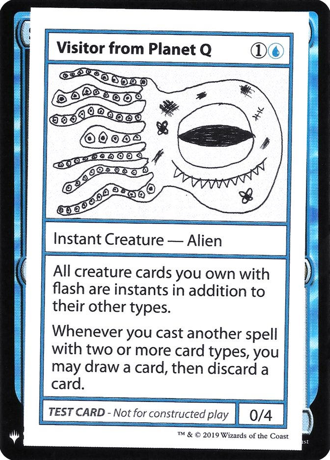Visitor from Planet Q [Mystery Booster Playtest Cards] (CMB1 33)