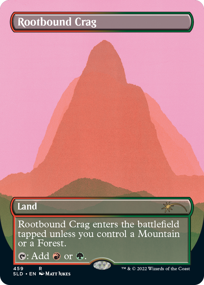 Rootbound Crag (Borderless) [Secret Lair Drop Series] (SLD 459)