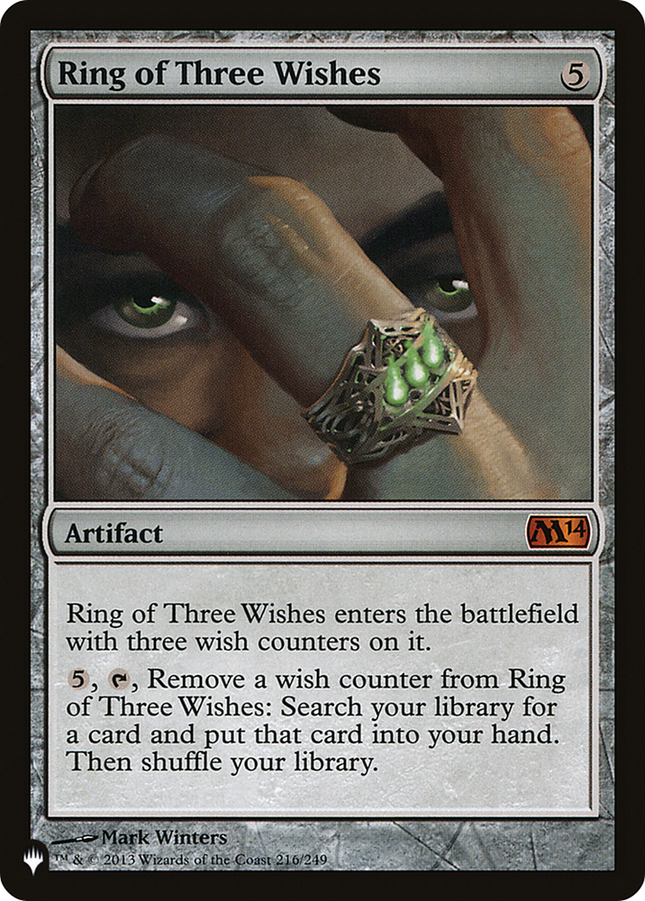 Ring of Three Wishes [The List] (LM14 216)