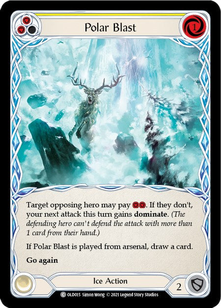Polar Blast (Yellow) [OLD015] 1st Edition Normal