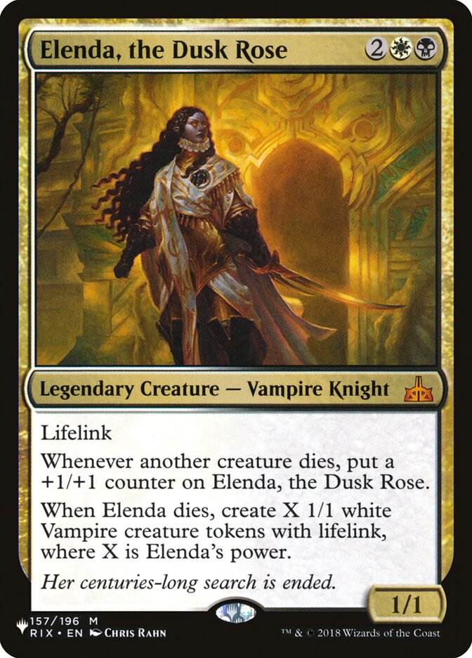 Elenda, the Dusk Rose [The List] (LRIX 157)