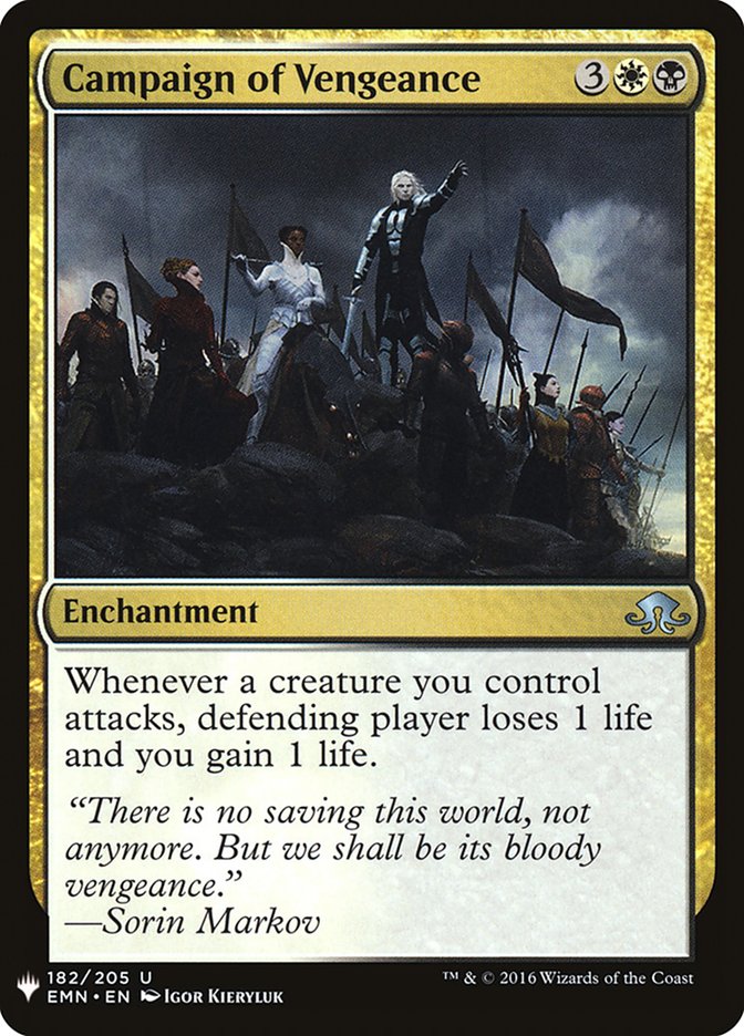 Campaign of Vengeance [Mystery Booster] (MB1 1406)