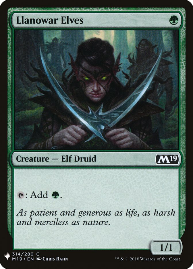 Llanowar Elves [Mystery Booster] (MB1 1262)
