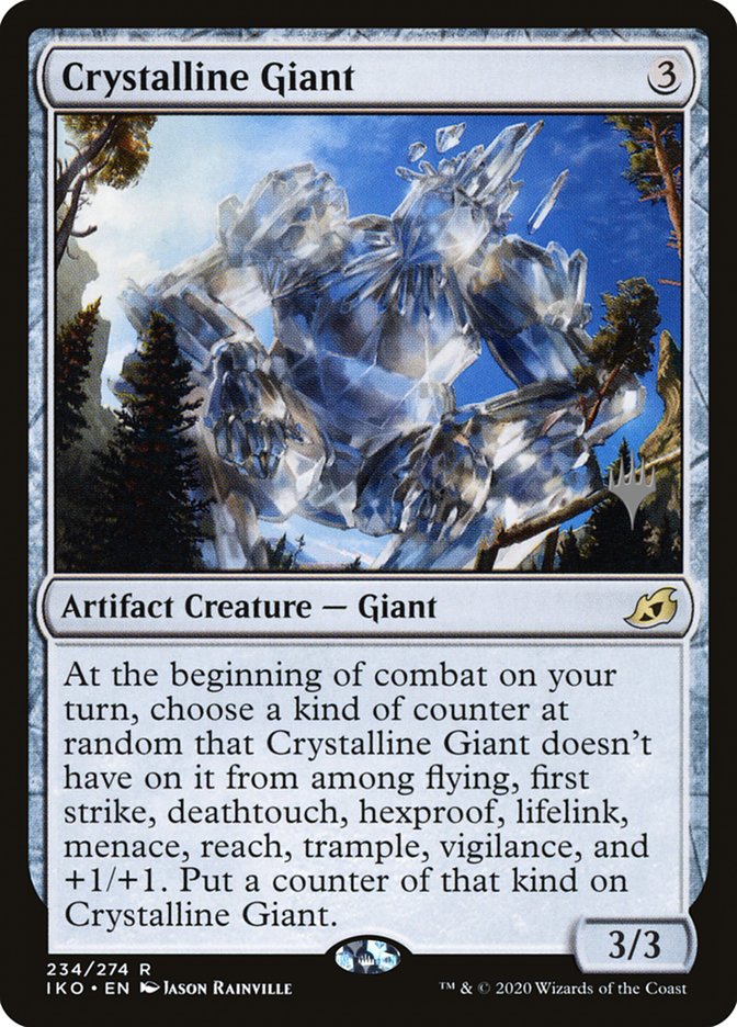 Crystalline Giant (Promo Pack) [Ikoria: Lair of Behemoths Promos] (PIKO 234P)
