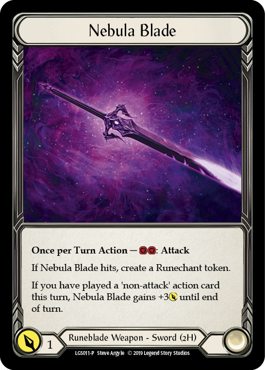 Nebula Blade [LGS011-P] 1st Edition Cold Foil