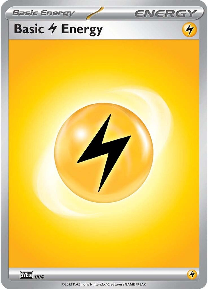 Lightning Energy (E004) [Scarlet & Violet: Base Set]