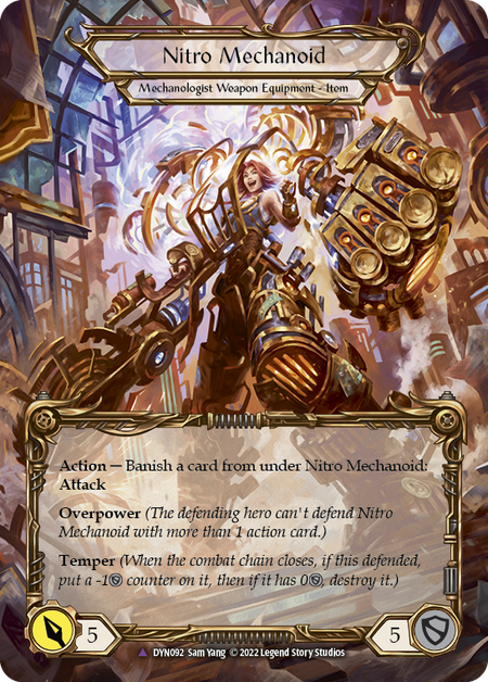 Construct Nitro Mechanoid // Nitro Mechanoid [DYN092] (Dynasty)  Cold Foil