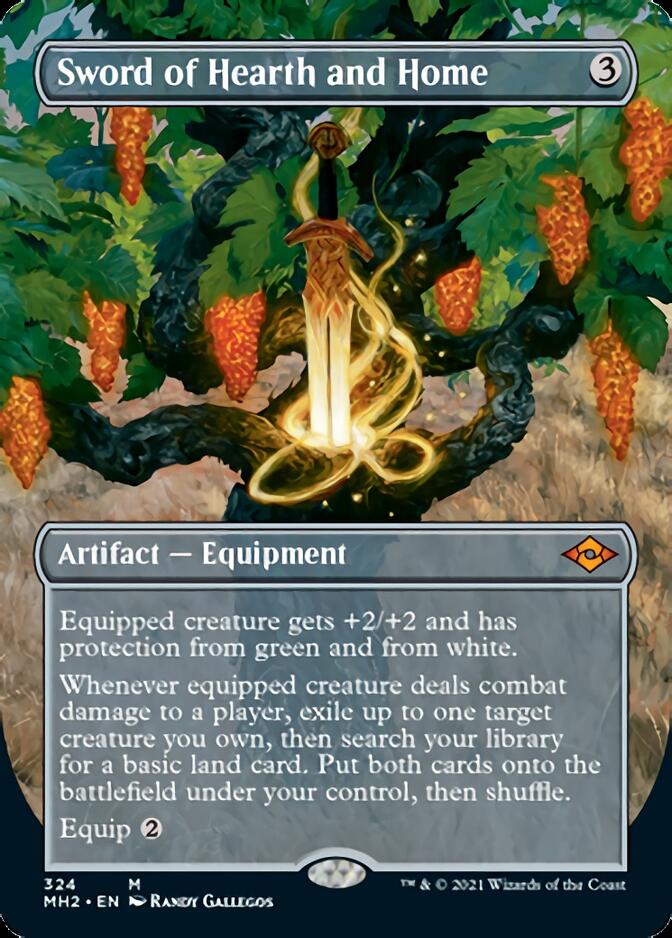 Sword of Hearth and Home (Borderless) [Modern Horizons 2] (MH2 324)