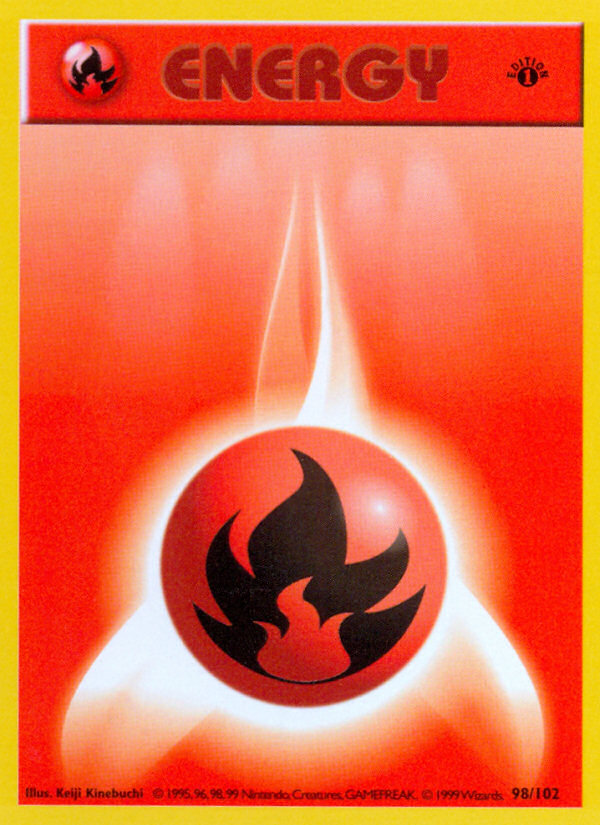 Fire Energy (98/102) [Base Set 1st Edition]