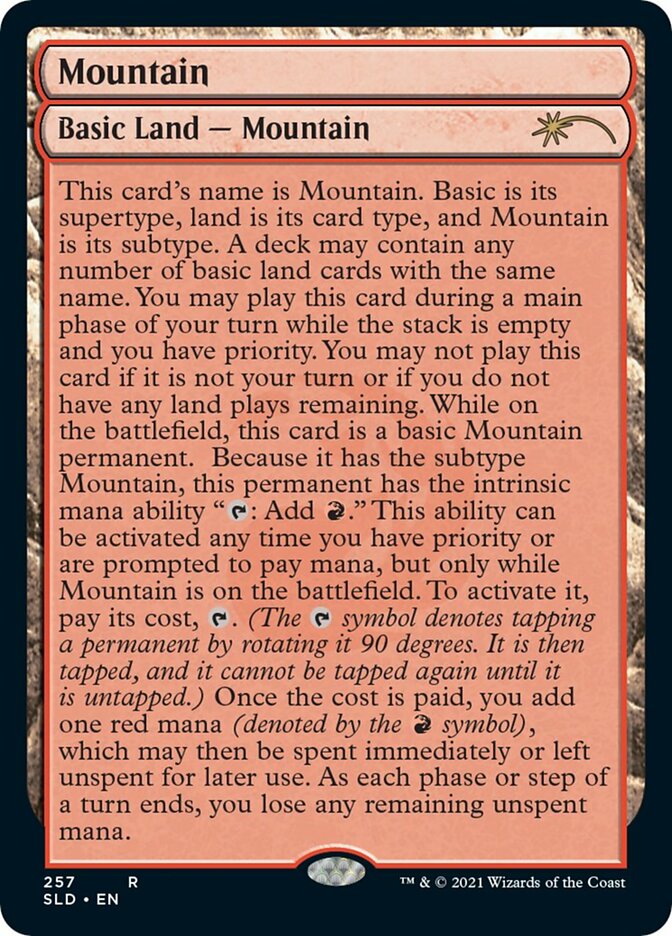 Mountain (257) [Secret Lair Drop Series] (SLD 257)