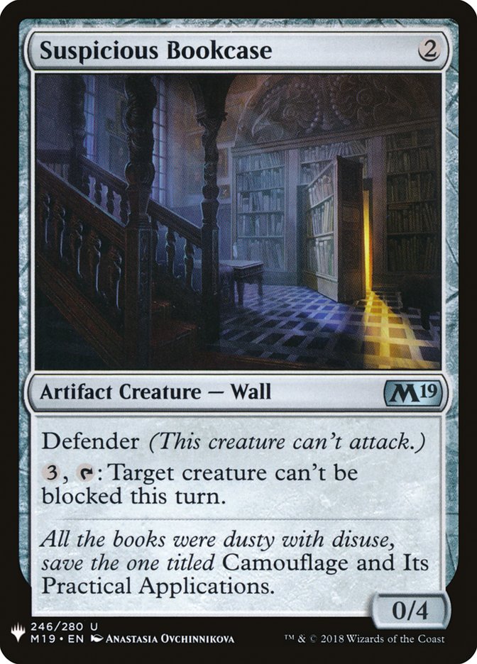 Suspicious Bookcase [Mystery Booster] (MB1 1637)