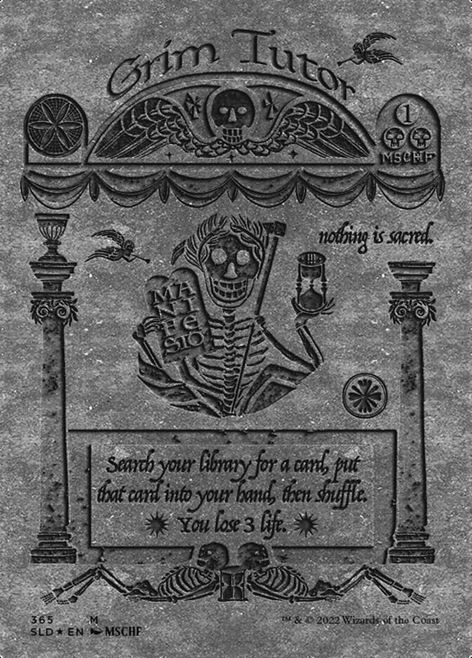 Grim Tutor (Borderless) [Secret Lair Drop Series] (SLD 365)