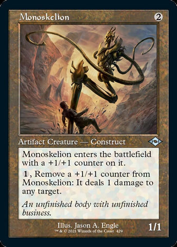Monoskelion (Retro Etched Foil) [Modern Horizons 2] (MH2 429)