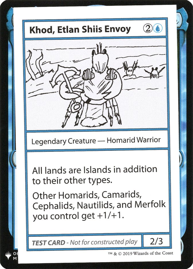 Khod, Etlan Shiis Envoy [Mystery Booster Playtest Cards] (CMB1 24)