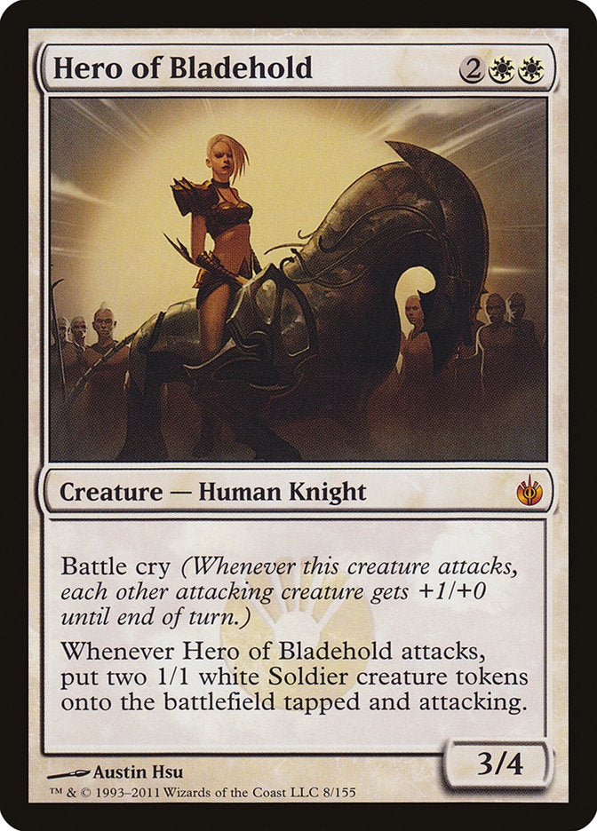 Hero of Bladehold (Oversized) [Oversize Cards] (MBS 8)