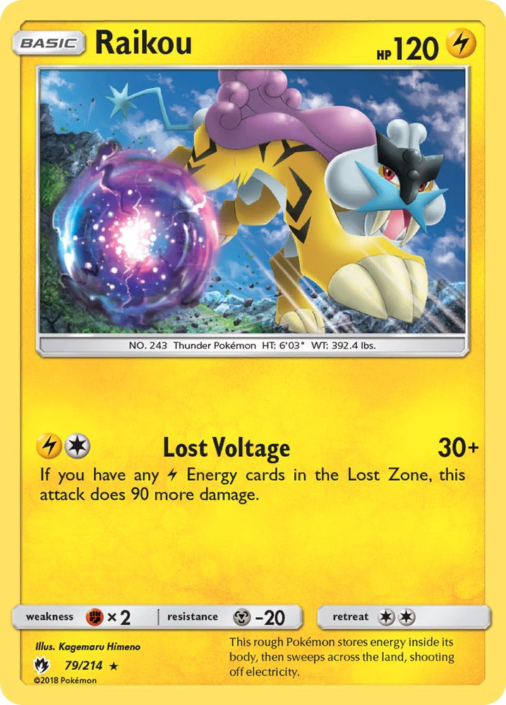 Raikou (SM Lost Thunder) (79/214) [Theme Deck Exclusives]