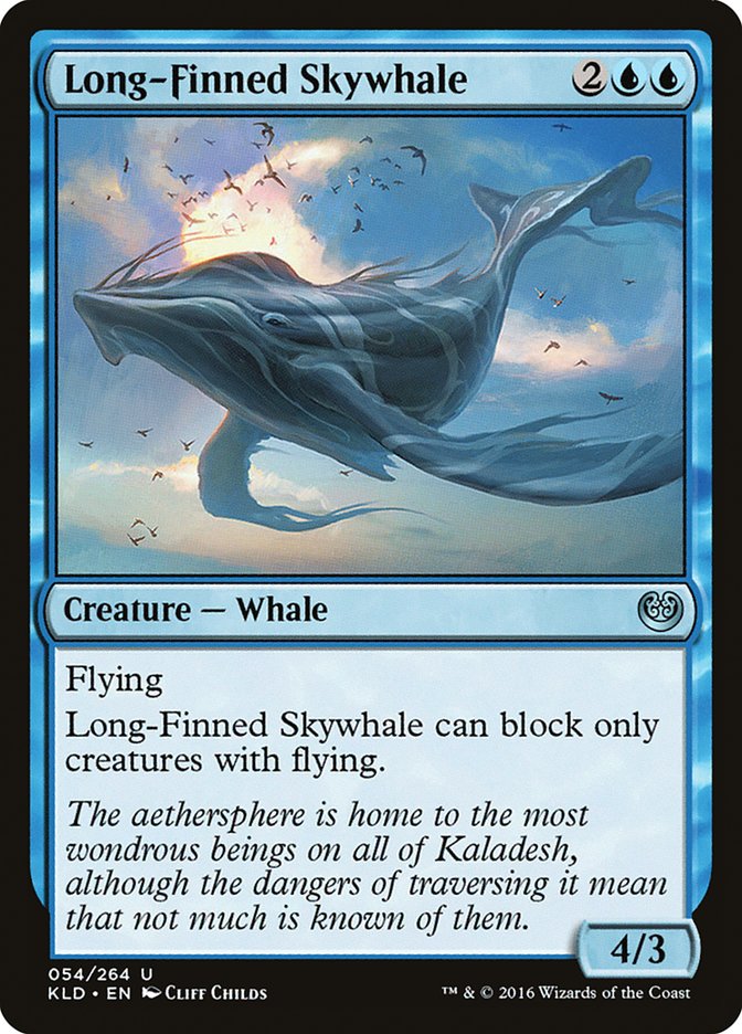 Long-Finned Skywhale [Kaladesh] (KLD 54)