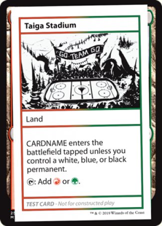 Taiga Stadium (2021 Edition) [Mystery Booster Playtest Cards] (CMB1 120)