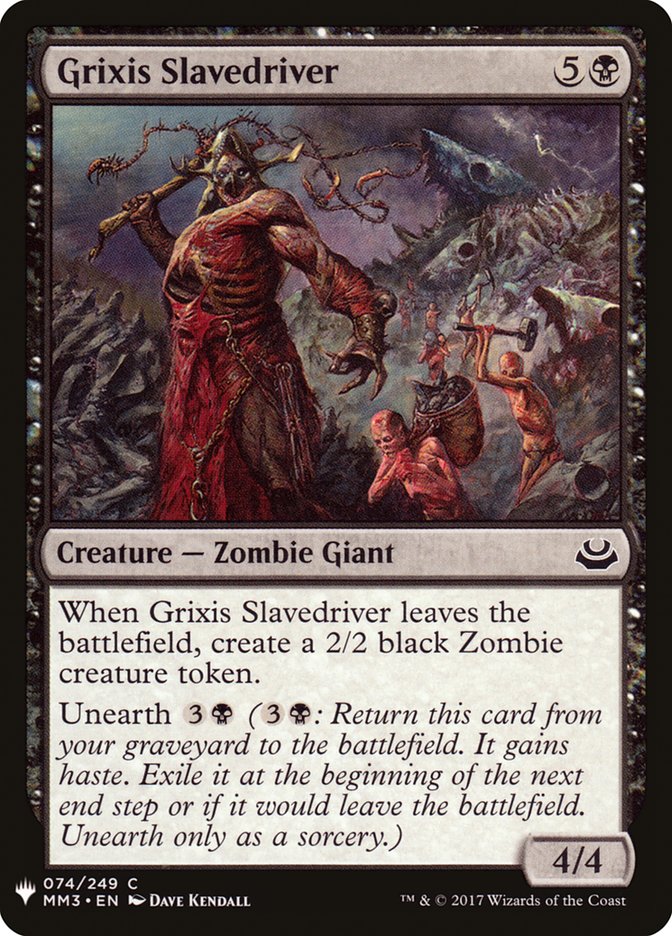 Grixis Slavedriver [Mystery Booster] (MB1 680)