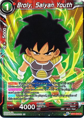 Broly, Saiyan Youth [BT11-018]