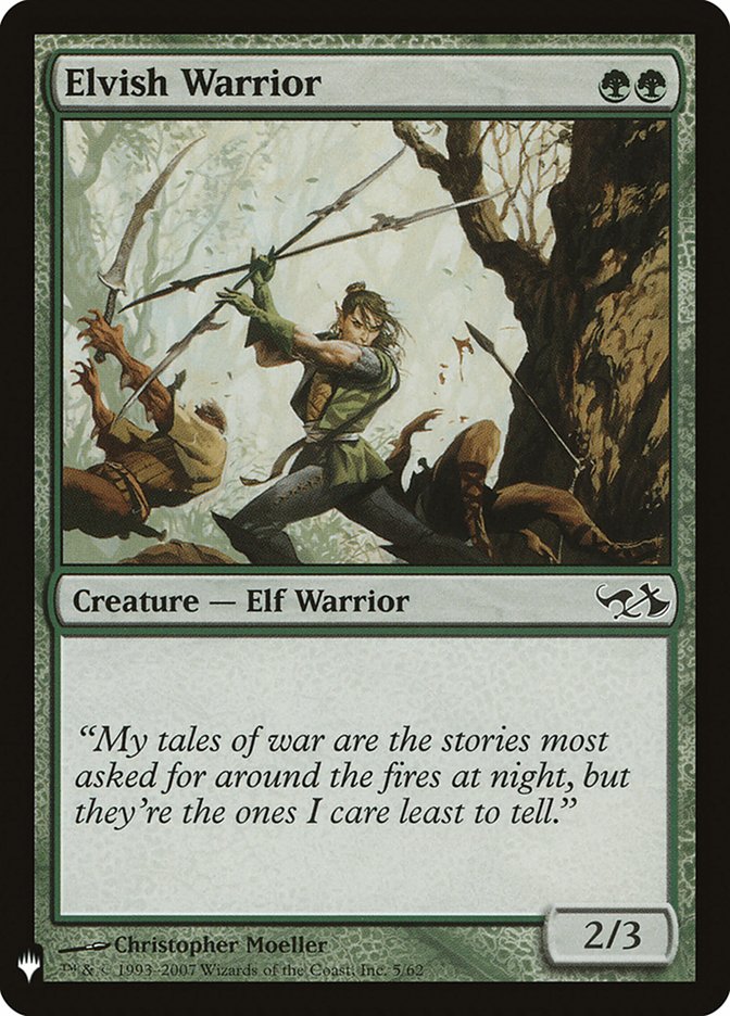 Elvish Warrior [Mystery Booster] (MB1 1196)