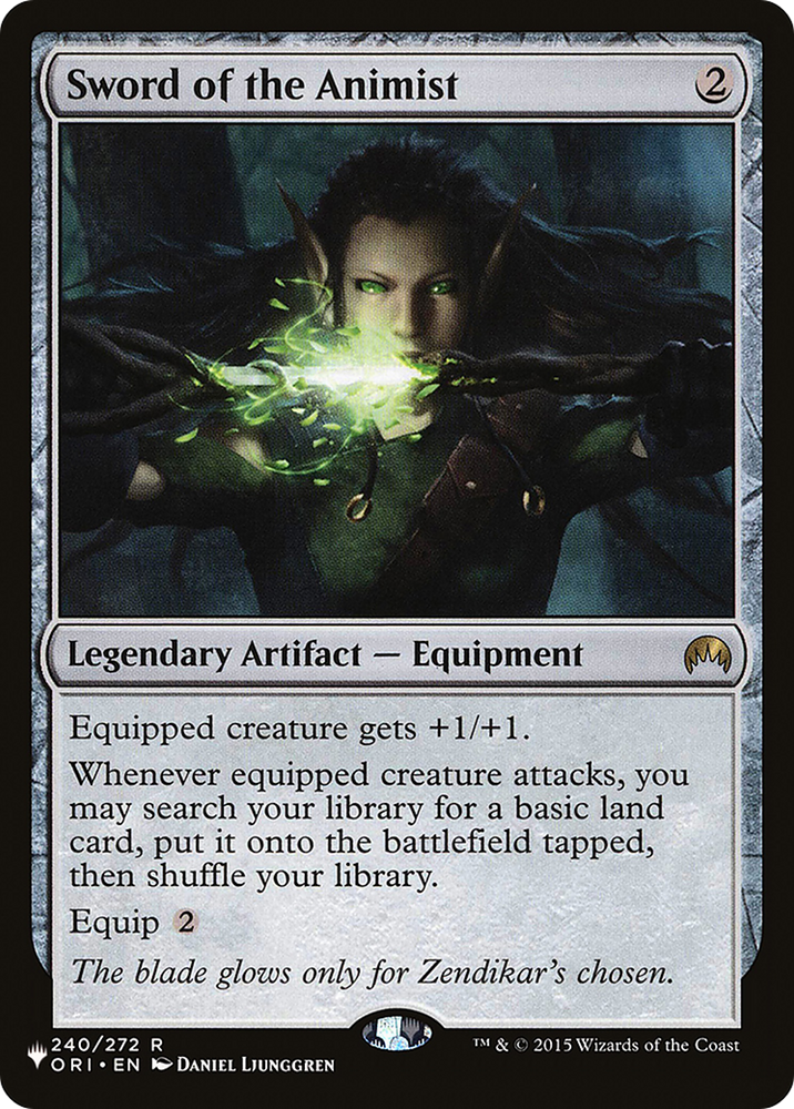 Sword of the Animist (ORI) [Secret Lair: Angels]