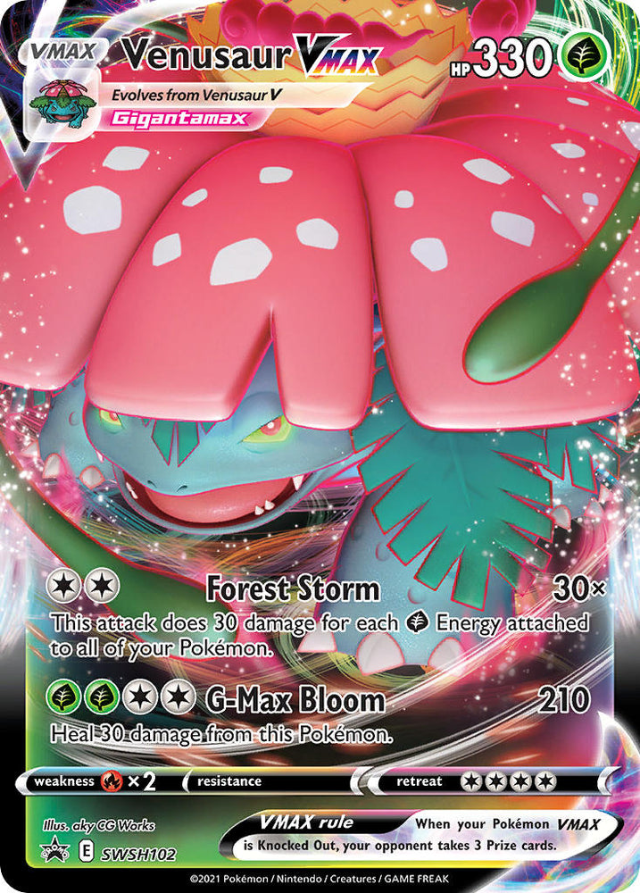 Venusaur VMAX (SWSH102) (Oversized) [Jumbo Cards]