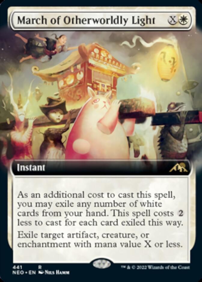 March of Otherworldly Light (Extended) [Kamigawa: Neon Dynasty] (NEO 441)