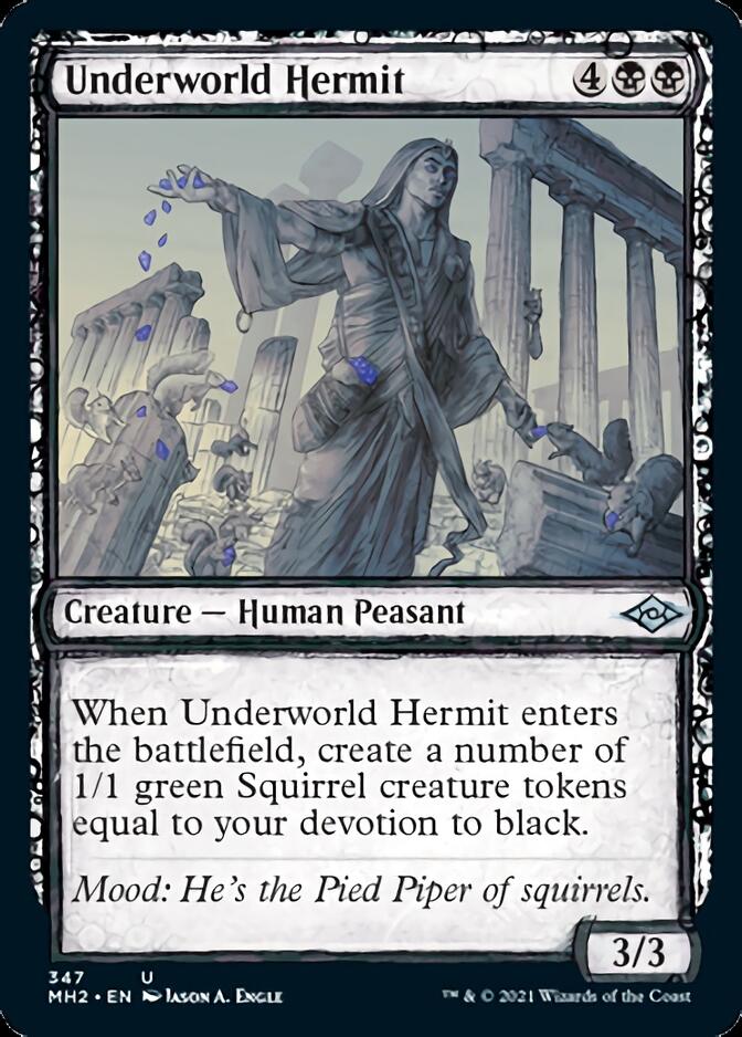 Underworld Hermit (Sketch) [Modern Horizons 2] (MH2 347)
