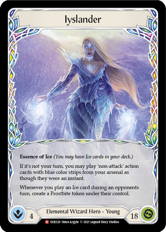 Iyslander [EVR120] 1st Edition Rainbow Foil