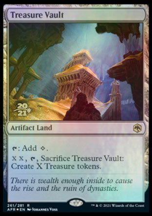Treasure Vault [Dungeons & Dragons: Adventures in the Forgotten Realms Prerelease Promos] (PAFR 261)