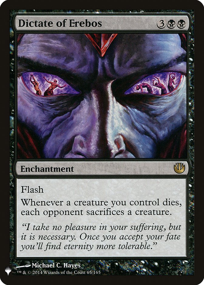 Dictate of Erebos [Mystery Booster] (MB1 625)