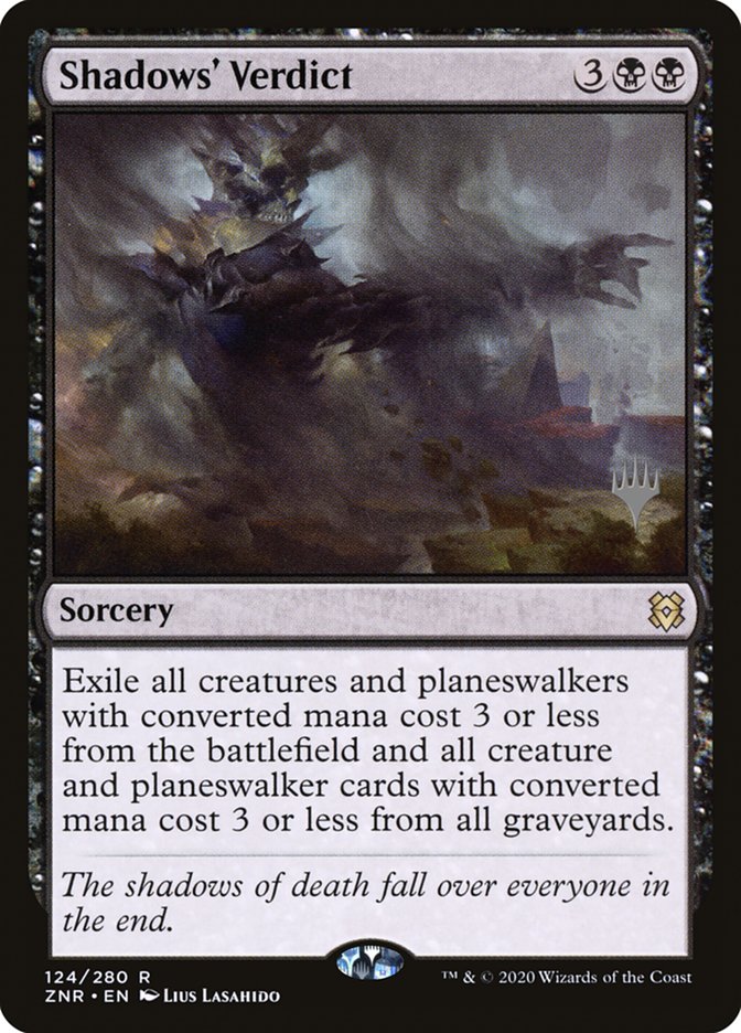 Shadows' Verdict (Promo Pack) [Zendikar Rising Promos] (PZNR 124P)
