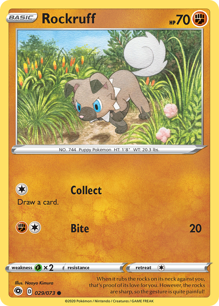 Rockruff (29/073) [Sword & Shield: Champion's Path]