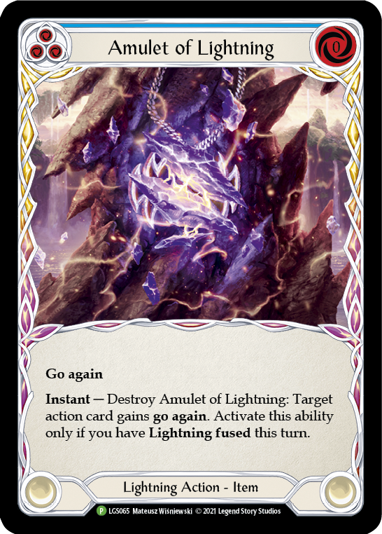 Amulet of Lightning [LGS065] Cold Foil