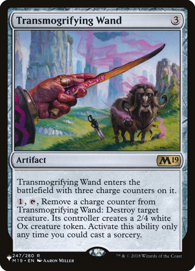 Transmogrifying Wand [The List] (LM19 247)