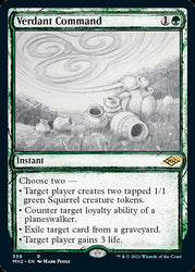 Verdant Command (Sketch) [Modern Horizons 2] (MH2 359)