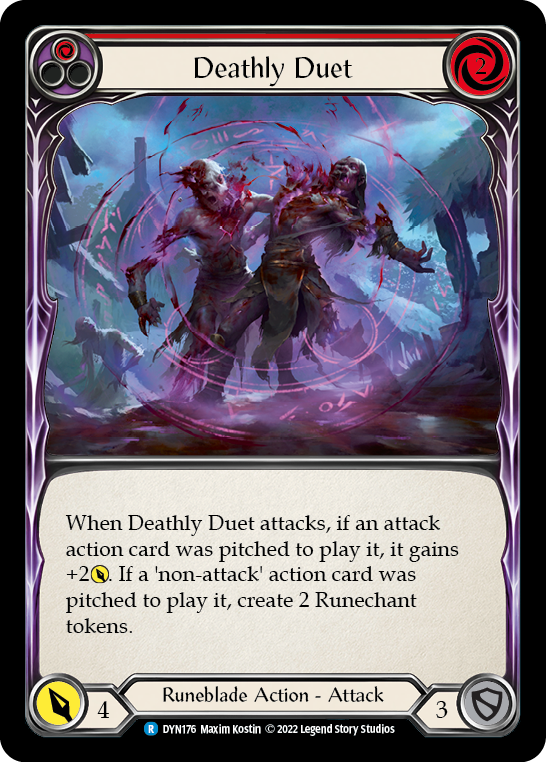 Deathly Duet [DYN176] (Dynasty)  Rainbow Foil