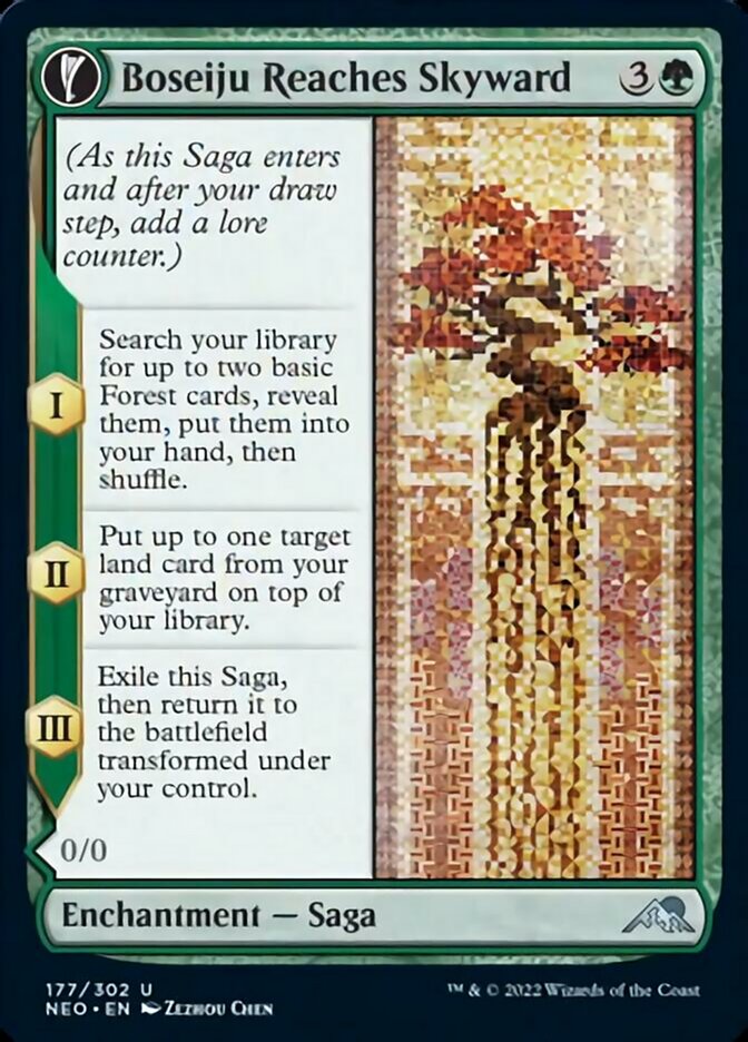 Boseiju Reaches Skyward // Branch of Boseiju [Kamigawa: Neon Dynasty] (NEO 177)