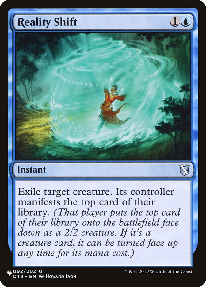 Reality Shift [The List] (LC19 92)