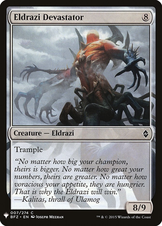 Eldrazi Devastator [Mystery Booster] (MB1 5)