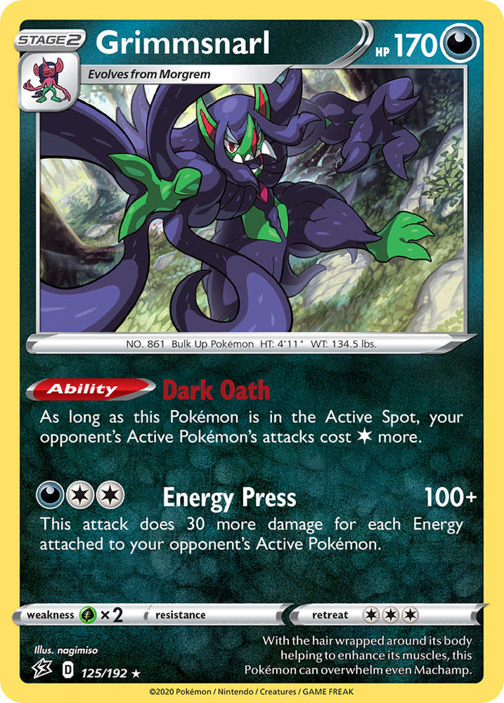 Grimmsnarl (125/192) [Theme Deck Exclusives]