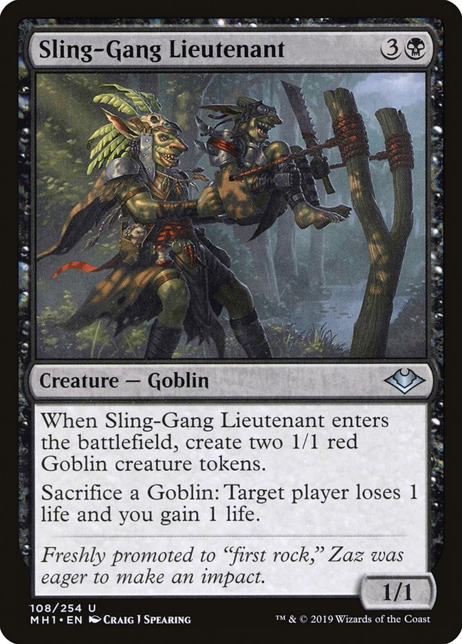 Sling-Gang Lieutenant [Modern Horizons] (MH1 108)